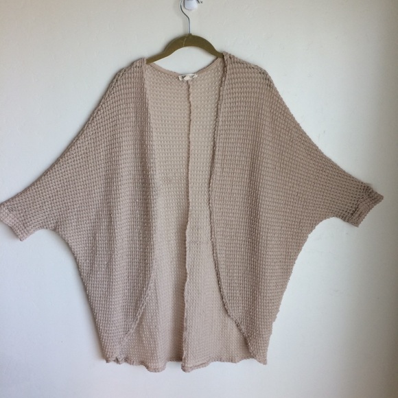 Rolla Coster Sweaters - Kimono Sweater Rolla Coster Beige Cotton Knit Sz L Rolla Coster Sweaters - Kimono Sweater Rolla Coster Beige Cotton Knit Sz L